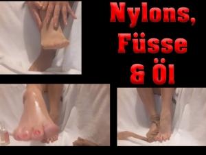 Sexy Nylon F E Mit Geiler L Show Mit Melodyrush