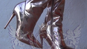 Shiny Thigh Boot Worship JOI HD