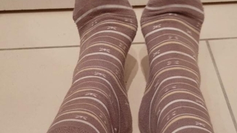 Socken Fußmassage