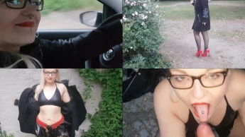 Spontaner Outdoor Blowjob!