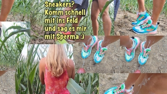 Spritz alles was Du hast auf meine neuen Sneakers