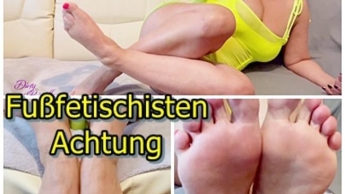 Stehst du auf Füße?