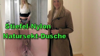 Stiefel – Nylons – Natursekt – Dusche