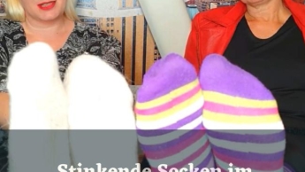 Stinkende Socken im Doppelpack