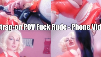 Strap-on POV Rude Fuck – Phone FemDom Video