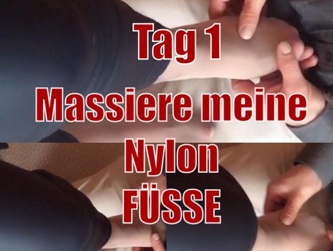 Tag 1 – Massiere mir die Nylon Füße!