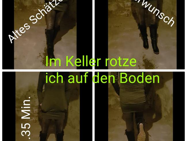 Userwunsch! Im Keller rotze ich auf den Boden…