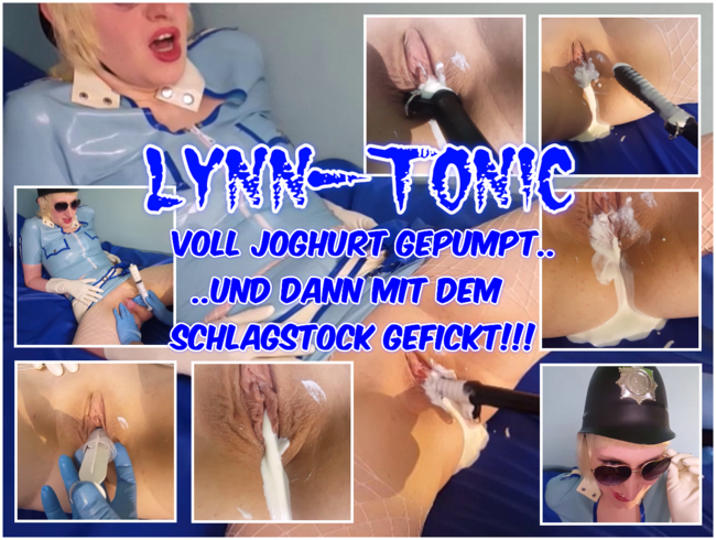 Voll Joghurt gepumpt und dann mit dem Schlagstock gefickt!