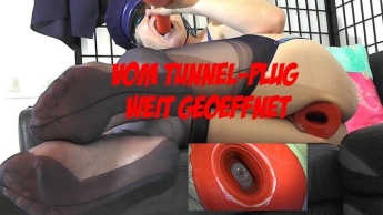 Vom Tunnel-Plung weit geöffnet