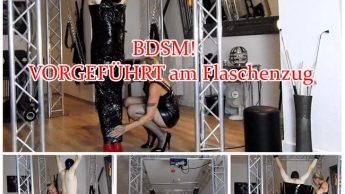 Vorgeführt am Flaschenzug! BDSM