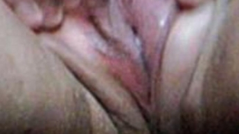 Watch my wife?s pussy spit out spunk