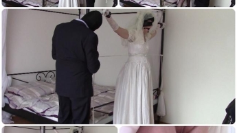 Wedding day, part one: Bondage bride