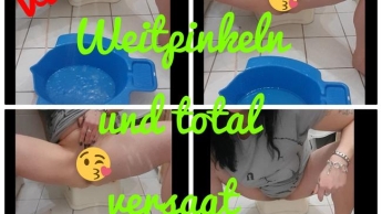 Weitpinkeln und total versagt!