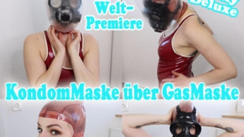 Weltpremiere! KONDOMMaske über GASMaske