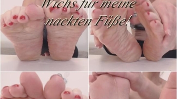 Wichs für meine nackten Füße