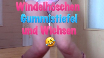 Windelhoeschen Gummistiefel und Wichsen