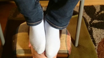 Würgeschlange inhalliert Doppelsocken