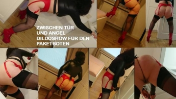 ZWISCHEN TÜR UND ANGEL – PAKETBOTE KRIEGT DILDOSHOW ALS BEWERTUNG