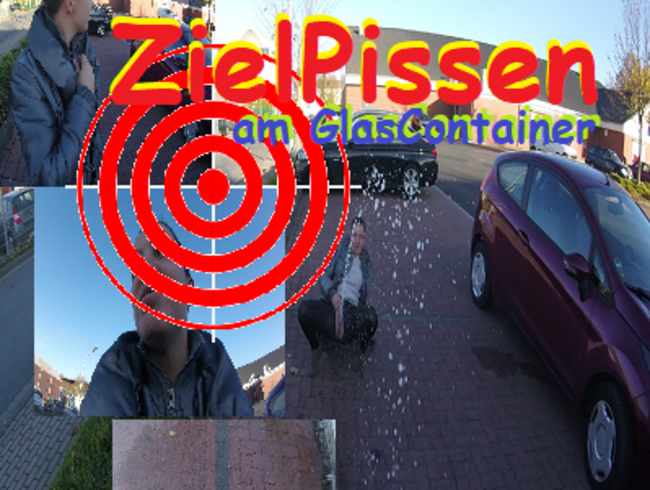 ZielPissen am Glascontainer