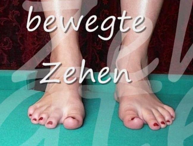 bewegte  Zehen