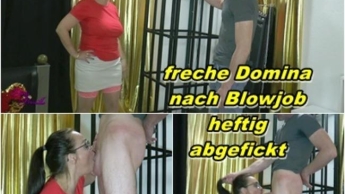 freche Domina wird hart gefickt vom Käfig Hersteller