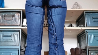 kurze Jeans Benetzung