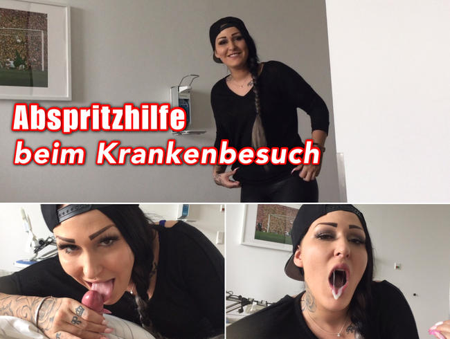 Abspritzhilfe beim Krankenbesuch