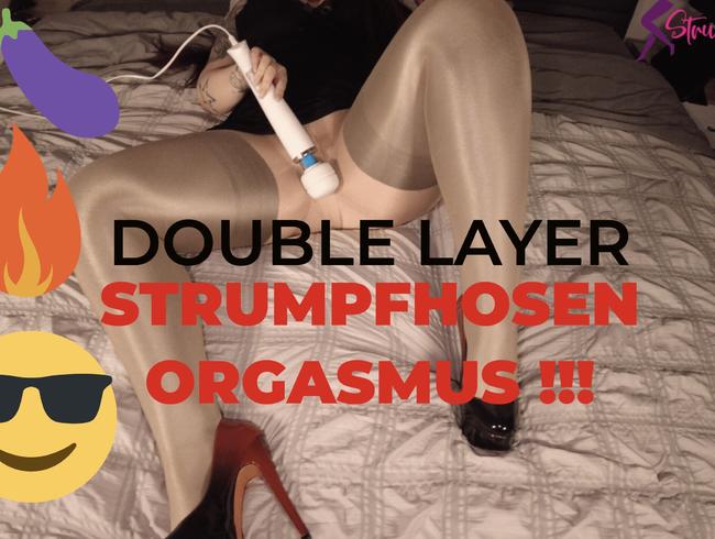 Doublelayer Strumpfhosenorgasmus