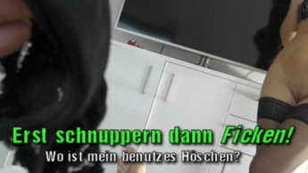 Erst schnuppern dann Ficken!Wo ist mein Höschen?