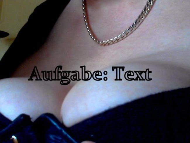 Aufgabe; Text