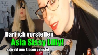 Darf ich vorstellen.. Asia Sissy Lilly! & direkt zum Blasen getestet TEIL 1