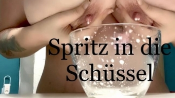 Spritz in die Schüssel