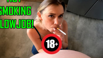 HOT SMOKING BLOWJOB!