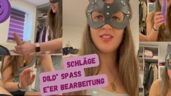 FEMDOM bearbeitet seinen Schwanz und die Eier