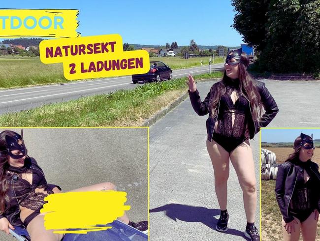 Outdoor PISS * 2 Ladungen draußen raus gelassen