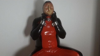 Breathplay mit Latexsklave Jan