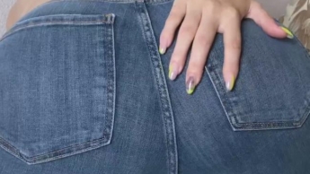 Verführen mit ihrem Jeansarsch! Fetisch-Jeans, Denim-Fetisch, JOI