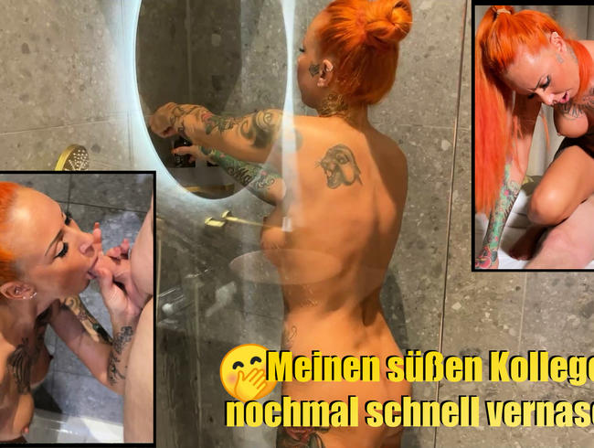 Meinen süßen Kollegen nochmal schnell vernascht …