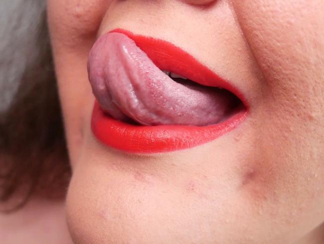 Verführerische Lippensymphonie – (kein Reden)