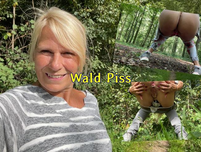 Wald Piss in der Mittagspause