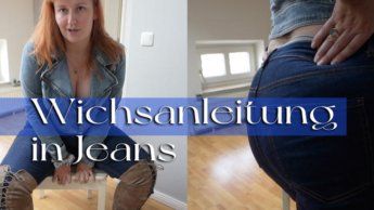 Wichsanleitung in Jeans