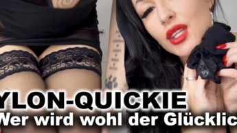 Nylon-Quickie – Wer wird wohl der Glückliche?