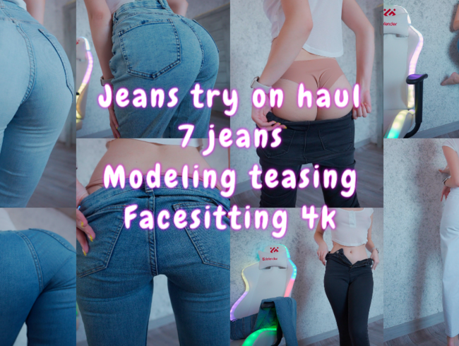 Jeans-Anprobe / Facesitting 4k