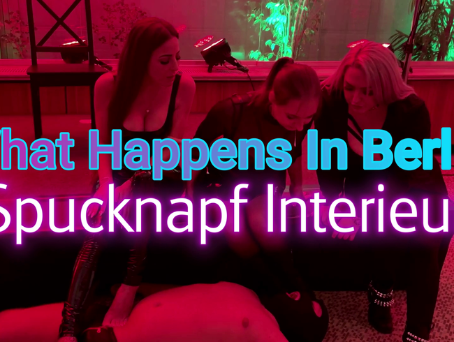 What Happens In Berlin – Spucknapf Interieur