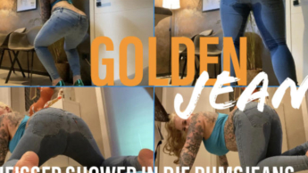 GOLDEN jeans I HEISSER HOWER IN DIE BUMSJEANS