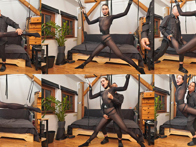 Bondage-Dance-Show von Fetisch-Model Substar