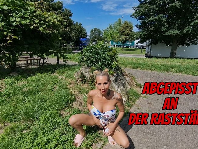 Abgepisst an der Raststätte