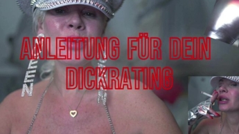 ANLEITUNG FÜR DEIN DICKRATING