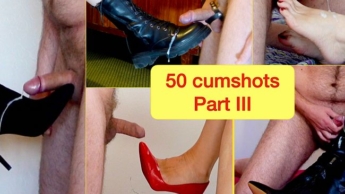 Best of: 50 heiße Fuß-, Stiefel- und Schuhfetisch-Cumshots (Teil 3)