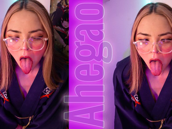 Antonella performs her ahegao show without limits